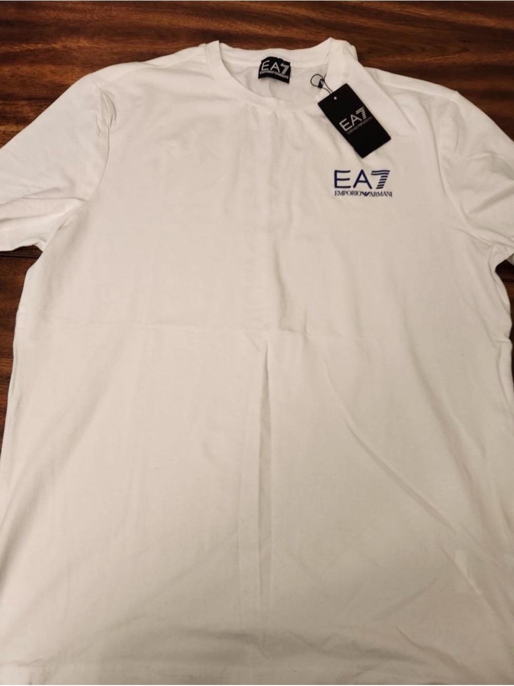 EA7 Emporio Armani Logo T-Shirt White Men’s XXL NWT